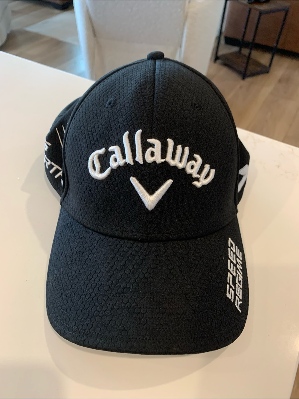 Callaway Black Golf Cap with White Embroidery
